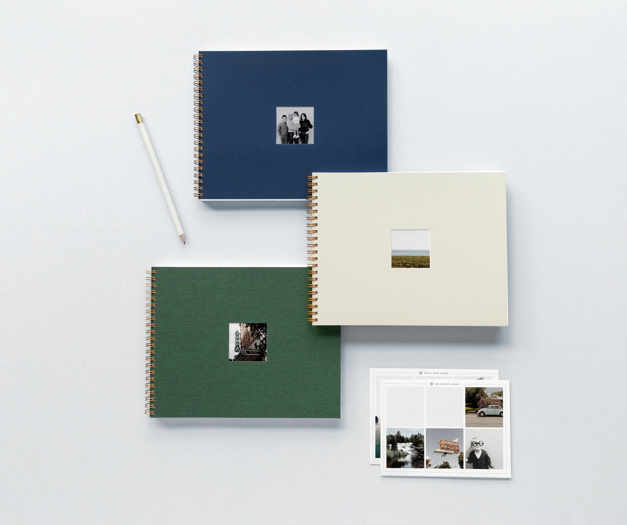 Photo Journal | Premium Book with Photo Stickers | Social Print Studio