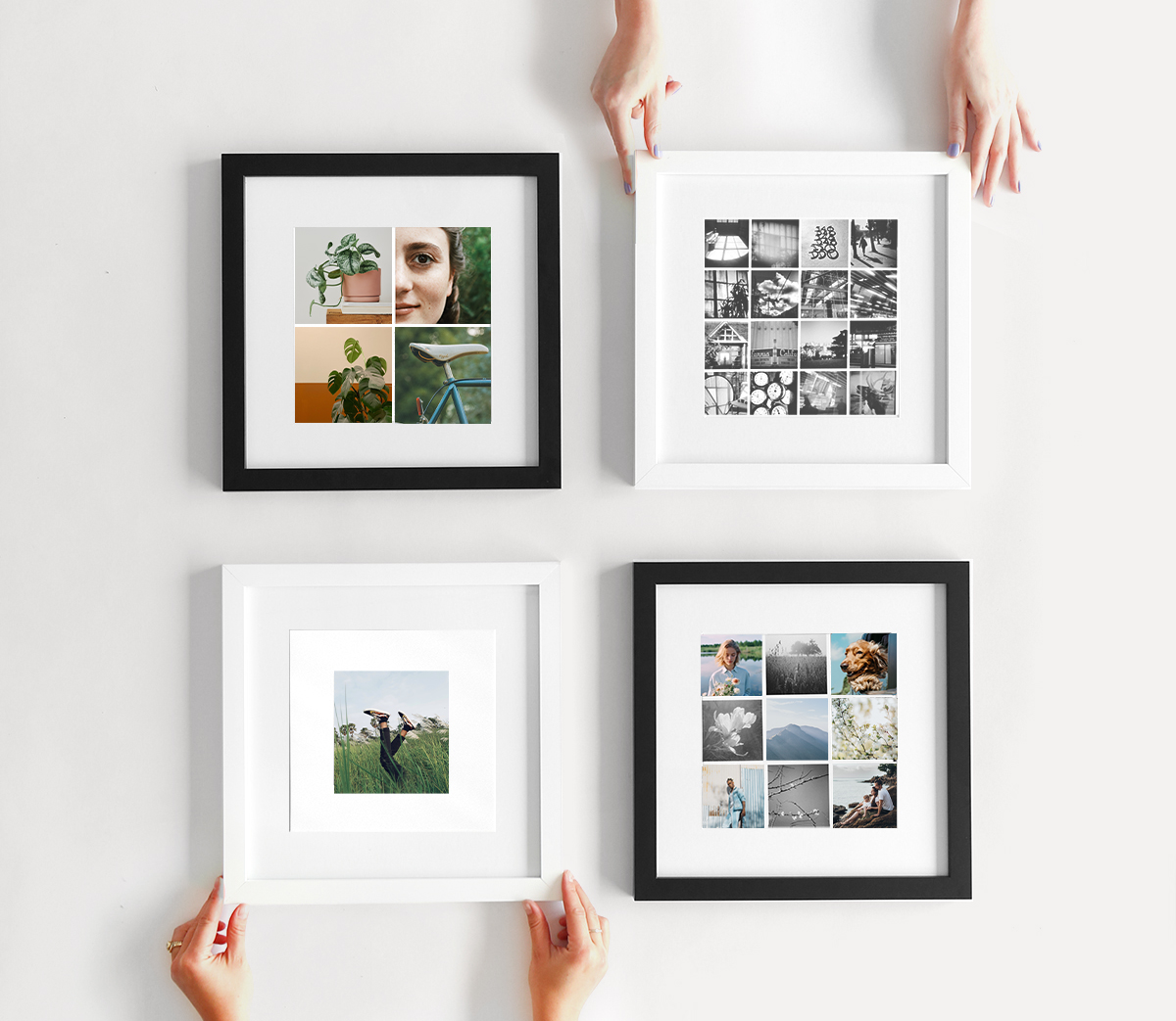 12x12 White Picture Frame For 12 x 12 Poster, Art & Photo