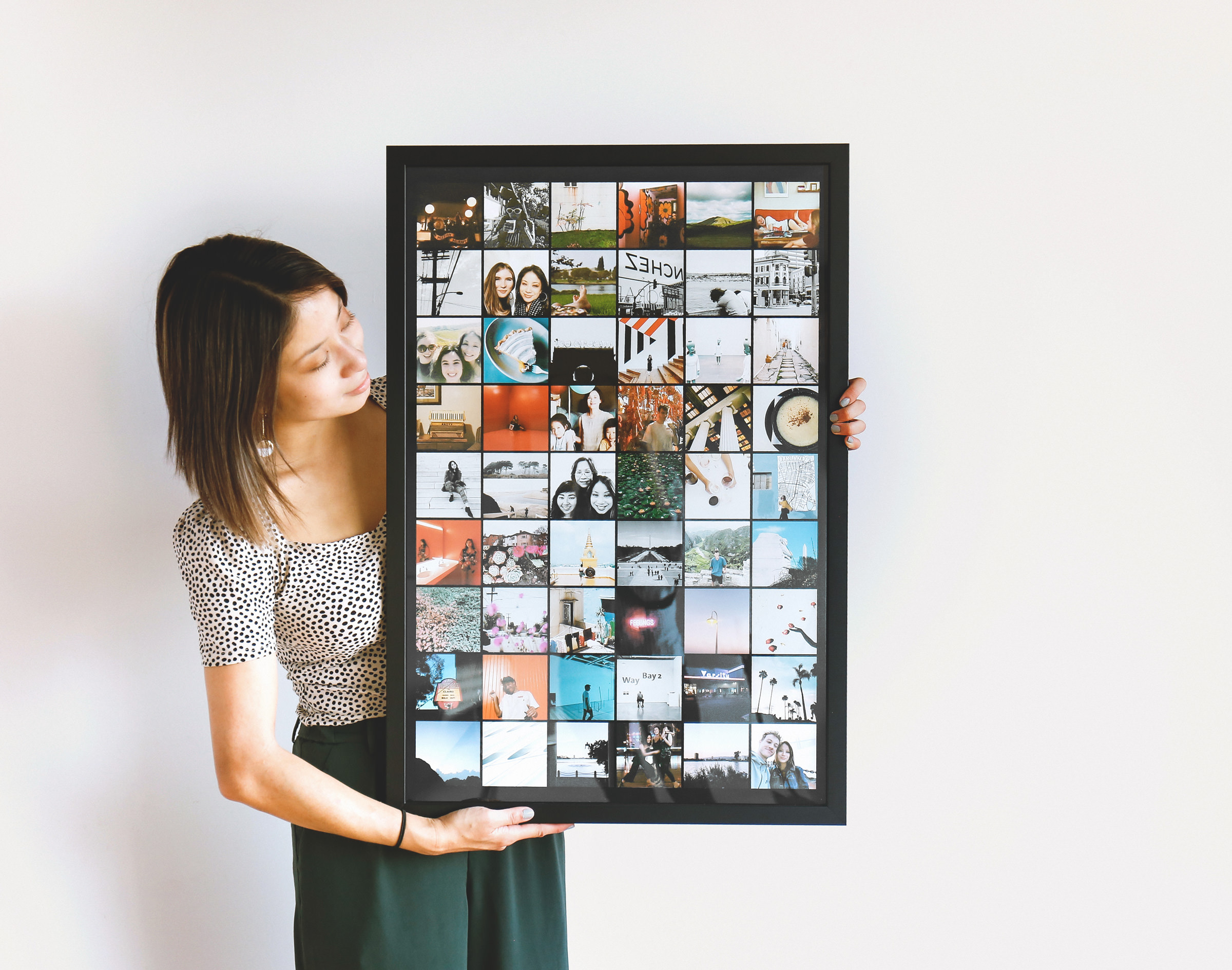 Seminarie samenvoegen Vruchtbaar Grid Poster | Turn your camera roll or Instagram into a work of art. The  poster is an archival-quality print with dozens (or even hundreds) of your  photos arranged in a big,