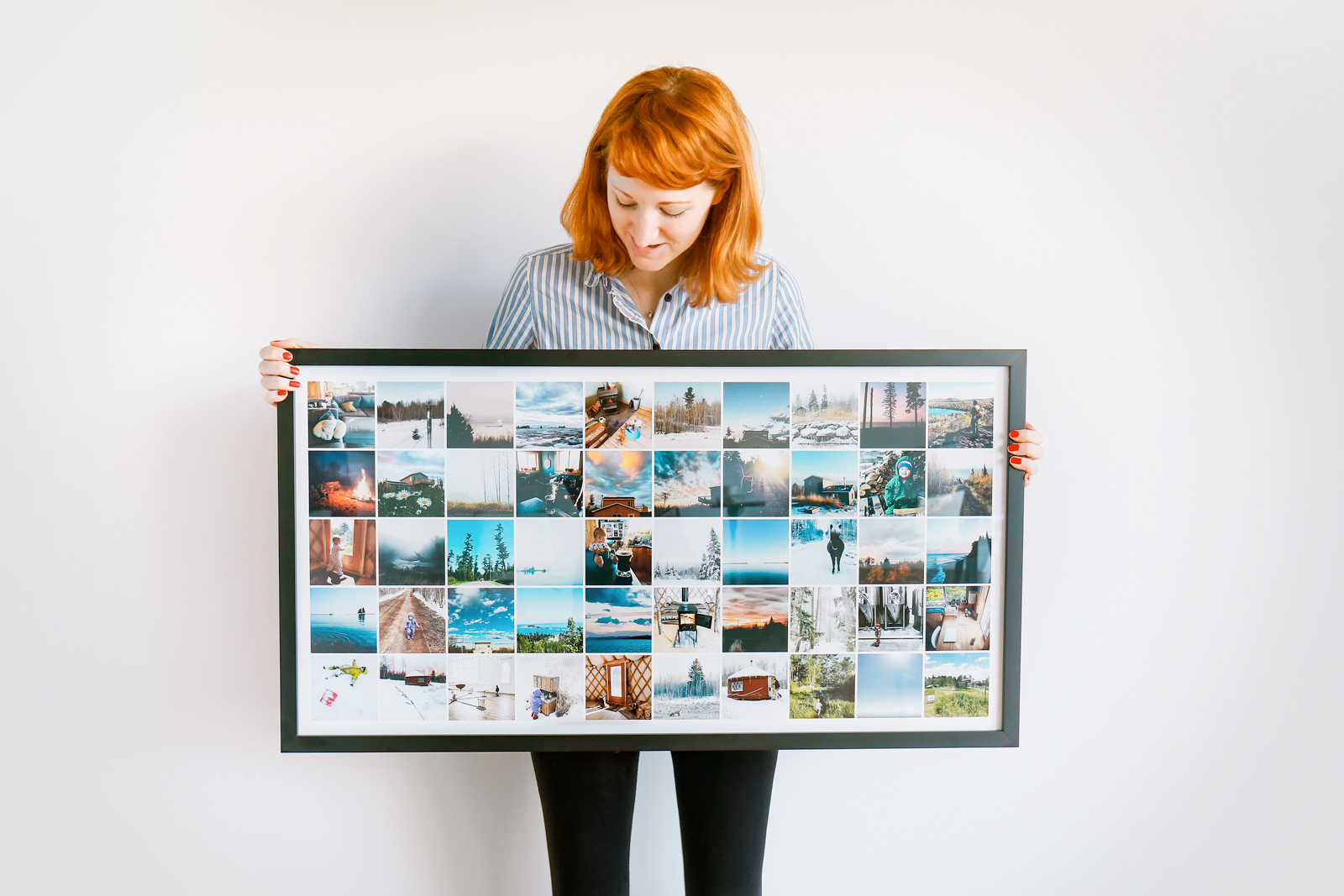 Instagram Grid Poster Print Your Instagram Photos On A Poster Social Print Studio
