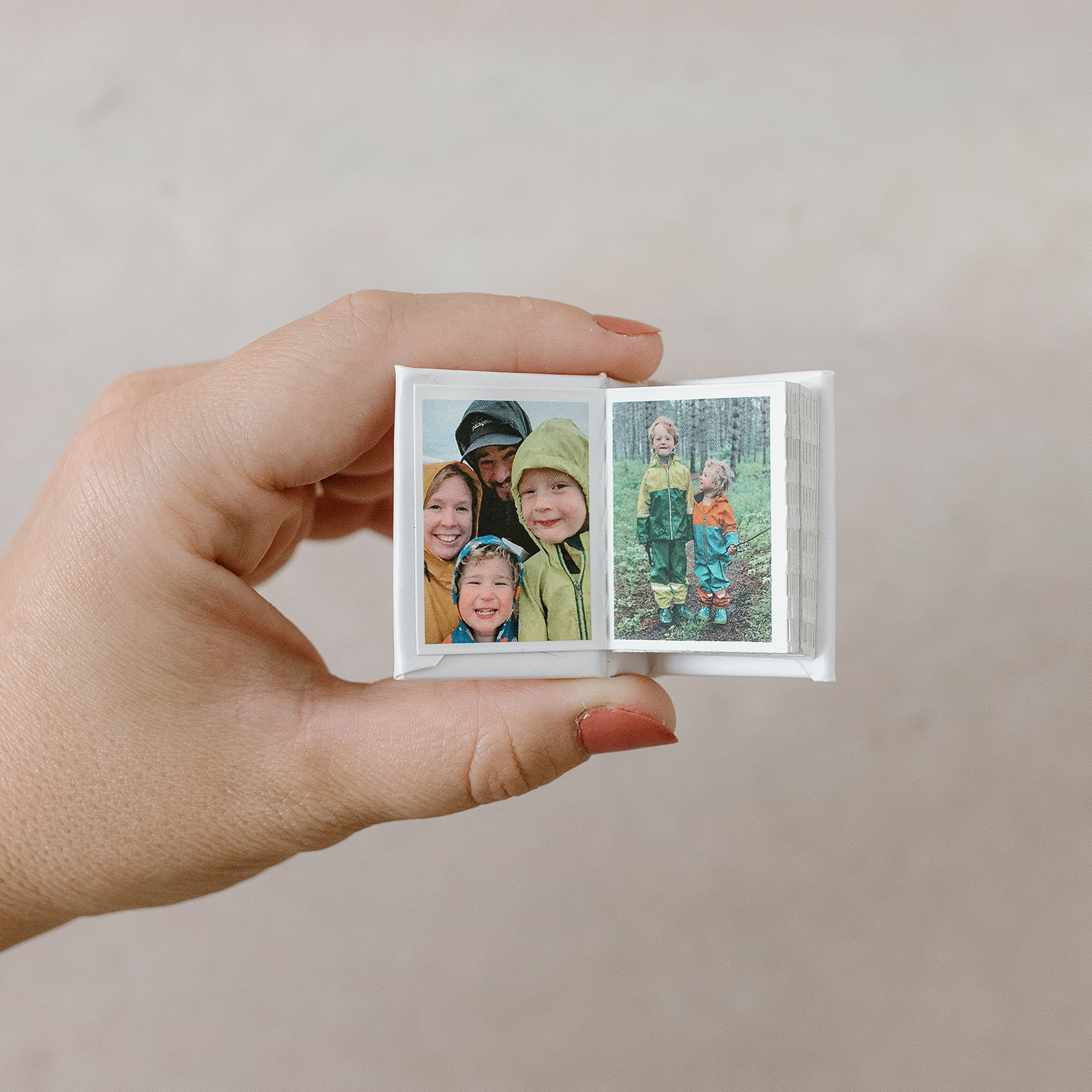 Small Square Photo Album - Mini Photo Book Square Format